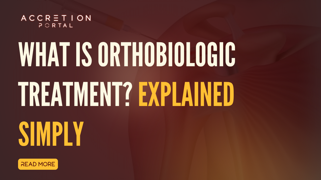 What Is Orthobiologic Treatment? Explained Simply