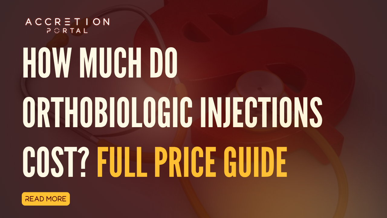 How Much Do Orthobiologic Injections Cost? Full Price Guide